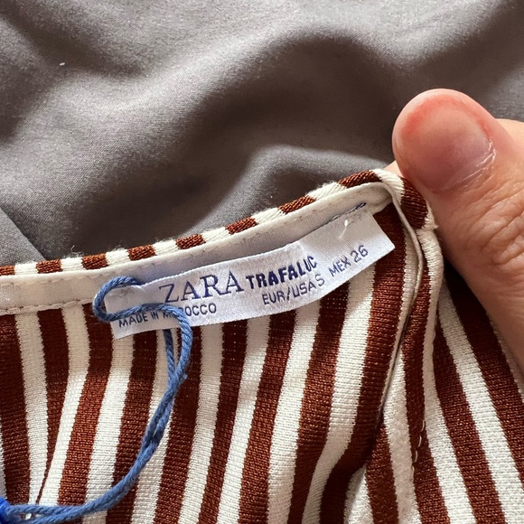 ZARA STRIPED ROMPER - Picture 3 of 3